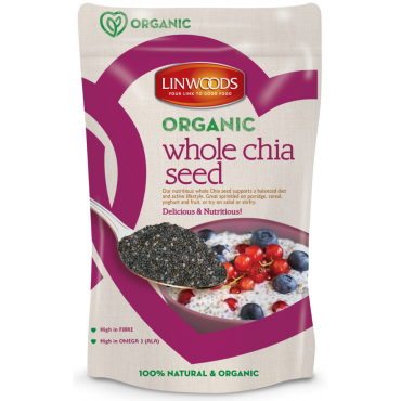 Linwoods Organic Whole Chia Seeds 400g